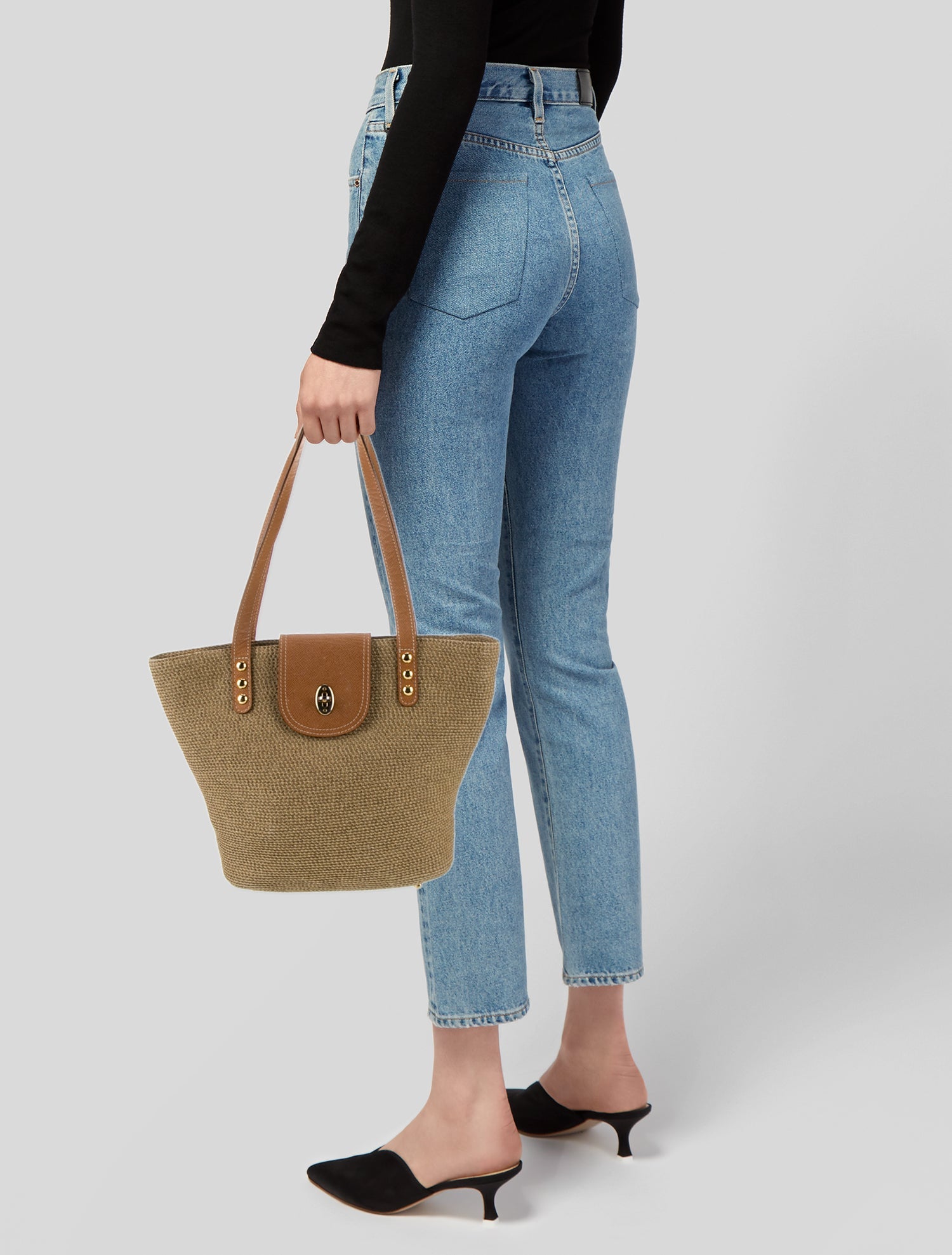 Eric Javits Straw Shoulder Bag