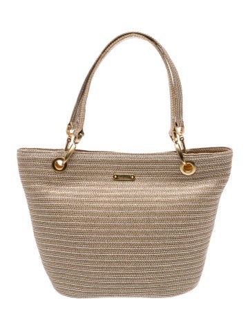 Pre-owned Eric Javits Straw Top Handle Bag