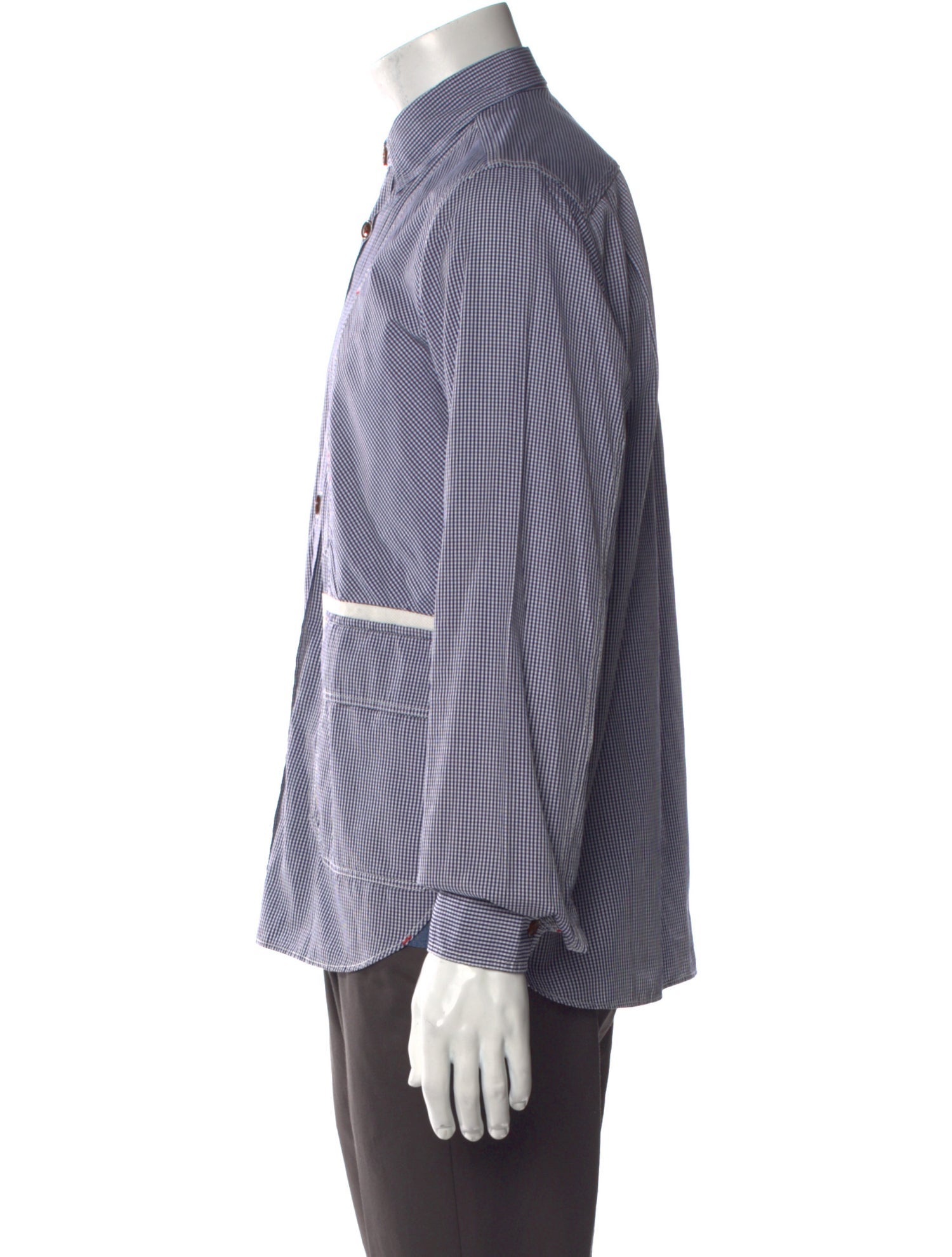 eYe Junya Watanabe Comme des Garçons MAN Plaid Print Long Sleeve Shirt