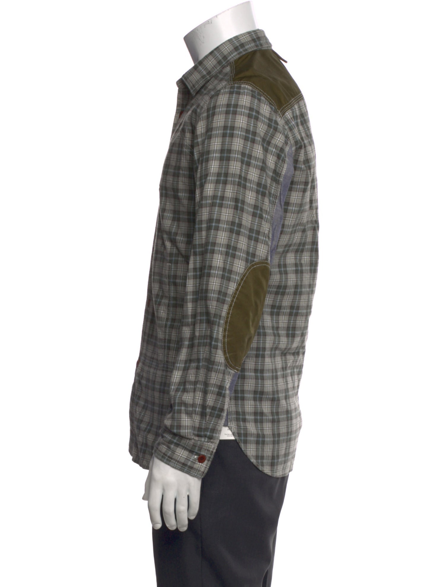 Junya Watanabe Comme des Garçons MAN Plaid Print Long Sleeve Shirt