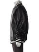 eYe Junya Watanabe Comme des Garçons MAN Leather Striped Bomber Jacket