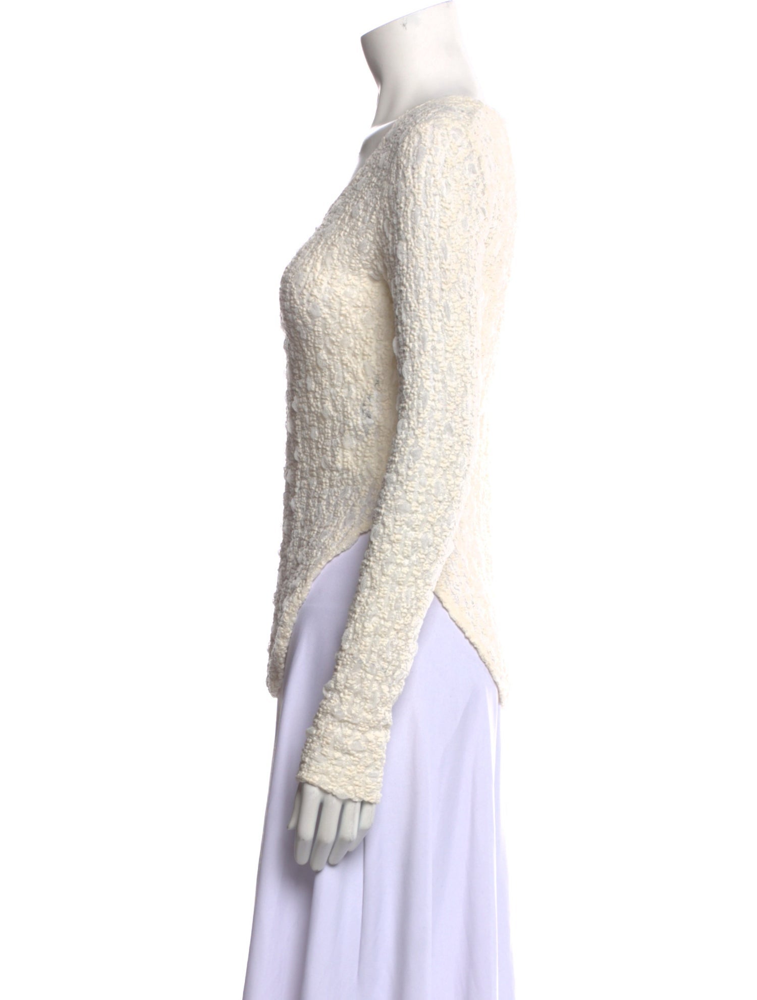 EENK Scoop Neck Long Sleeve Top