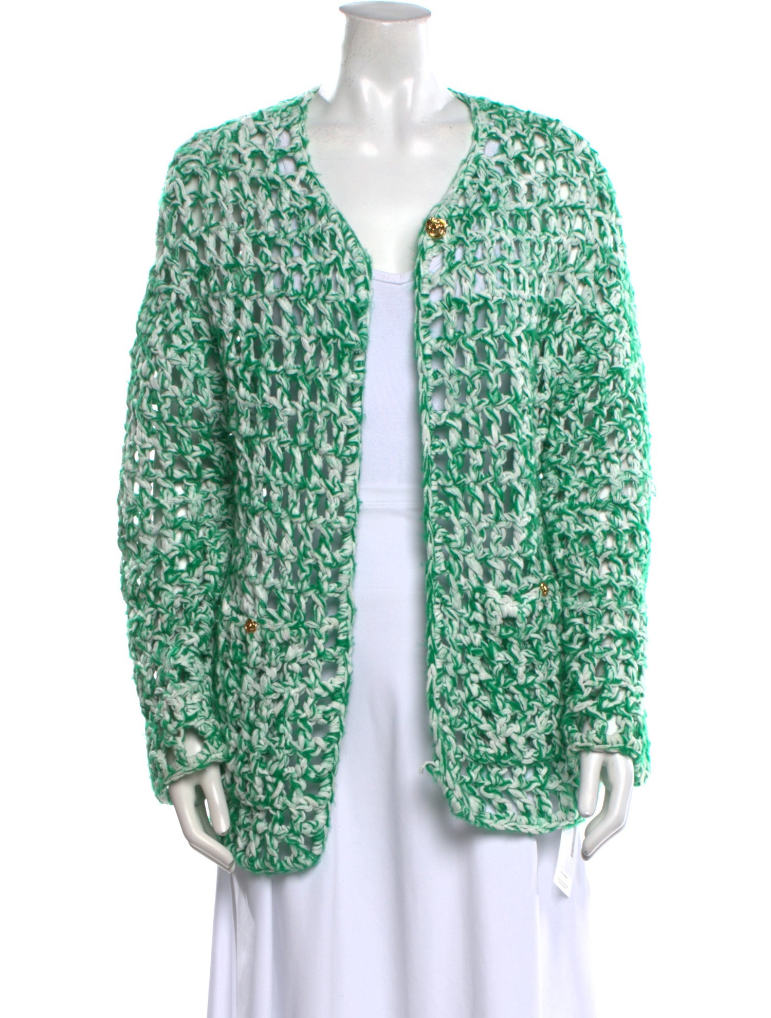 EENK Printed V-Neck Sweater