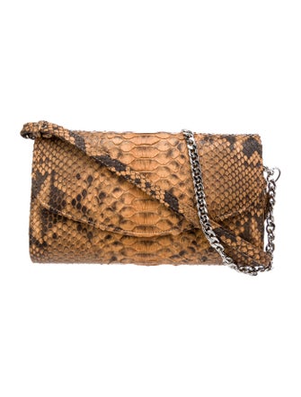 Eileen Kramer Chain-Link Python Shoulder Bag