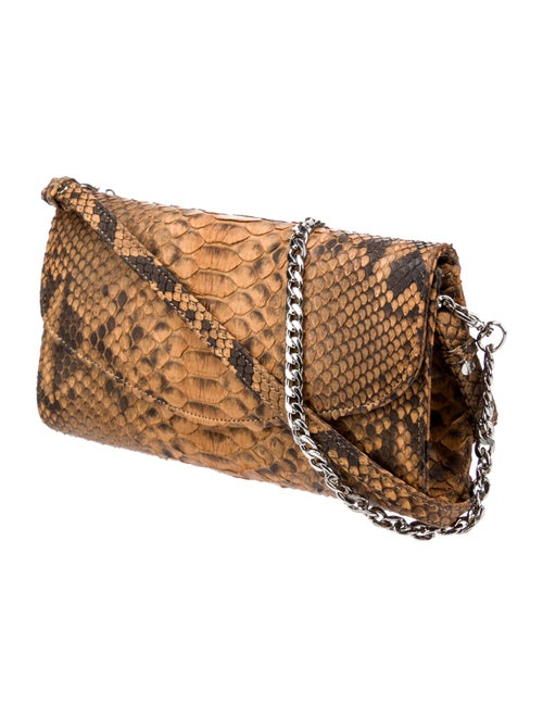 Eileen Kramer Chain-Link Python Shoulder Bag
