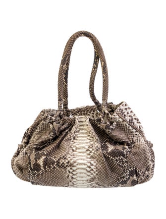 Eileen Kramer Python Shoulder Bag