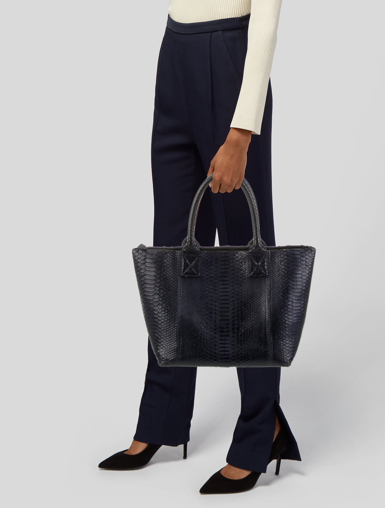 Eileen Kramer Python Tote
