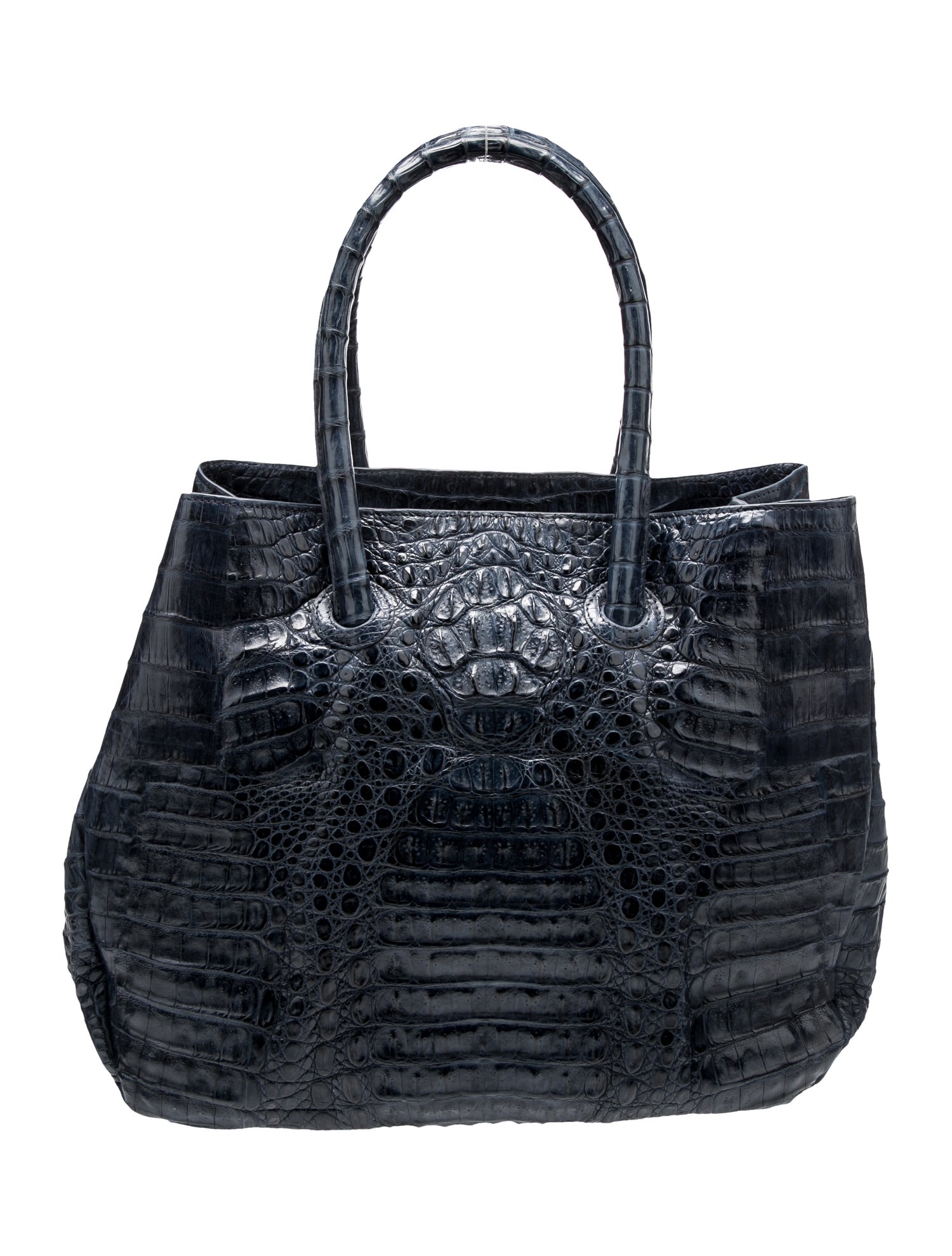 Eileen Kramer Crocodile Top Handle Bag