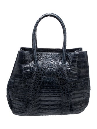 Eileen Kramer Crocodile Top Handle Bag