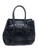 Eileen Kramer Crocodile Top Handle Bag