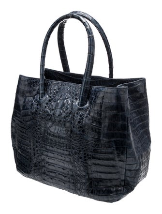 Eileen Kramer Crocodile Top Handle Bag