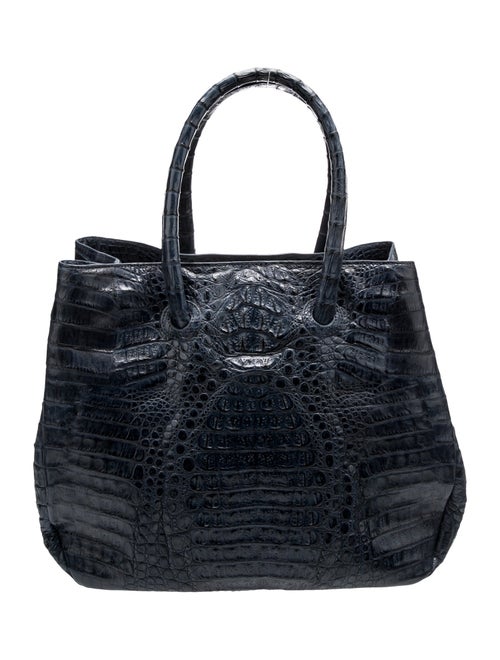 Eileen Kramer Crocodile Top Handle Bag