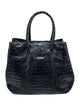 Eileen Kramer Crocodile Top Handle Bag