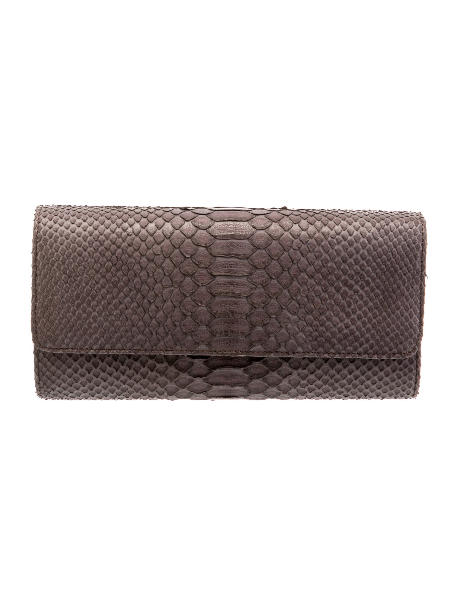 Eileen Kramer Python Clutch