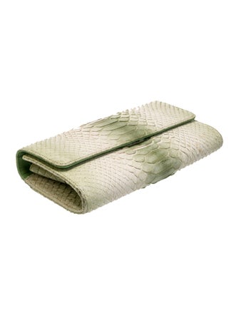 Eileen Kramer Python Clutch