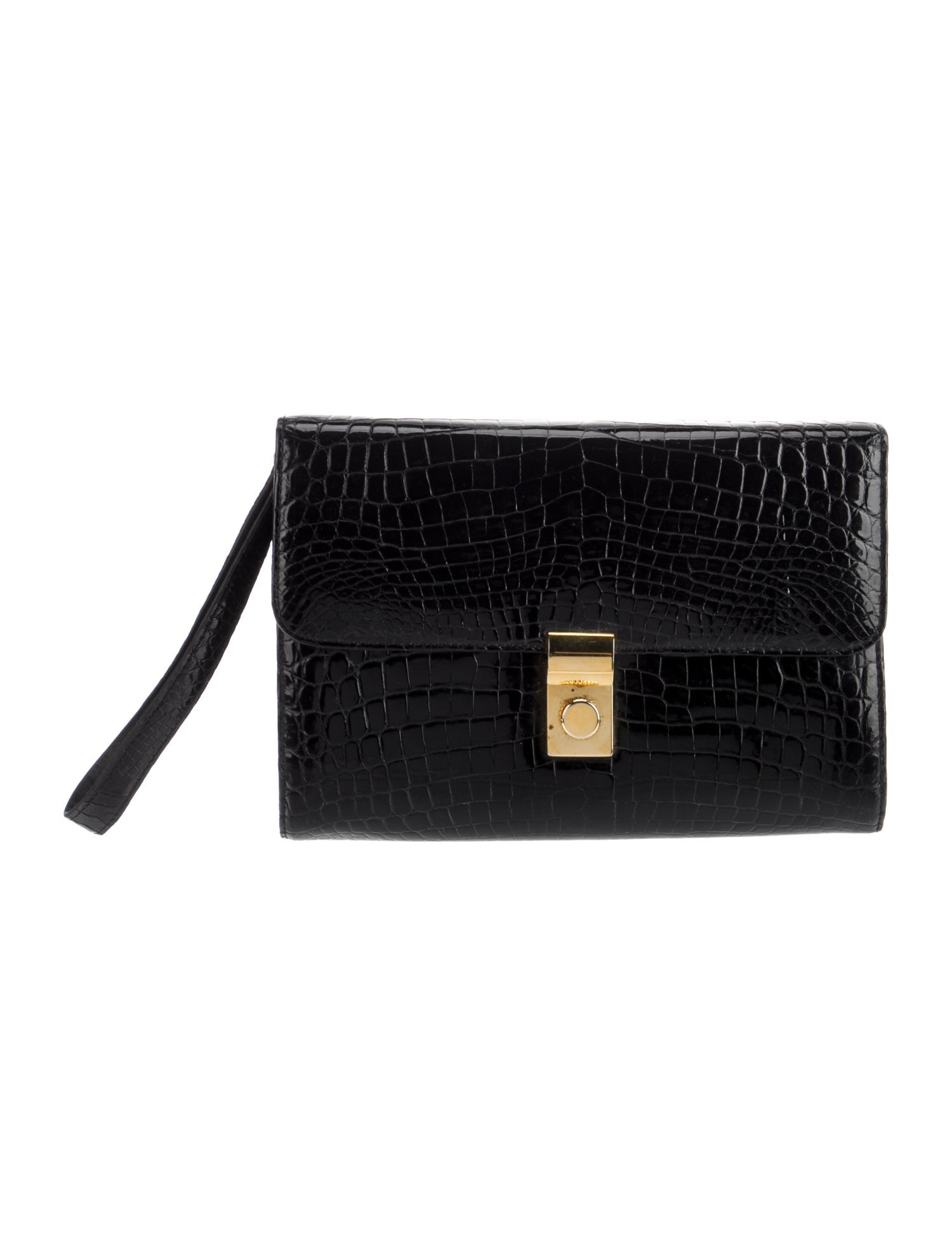 Eileen Kramer Alligator Clutch