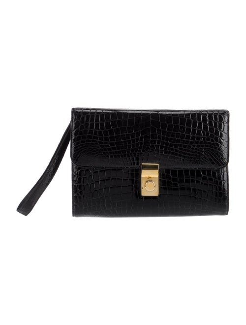 Eileen Kramer Alligator Clutch
