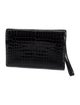 Eileen Kramer Alligator Clutch