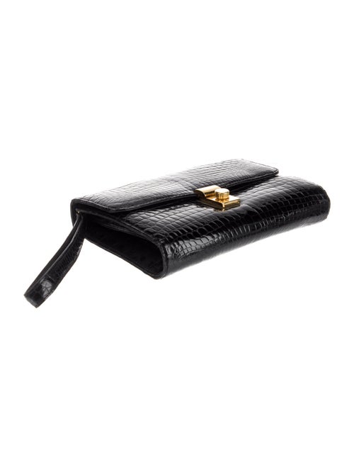 Eileen Kramer Alligator Clutch