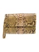 Eileen Kramer Python Clutch