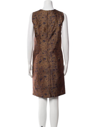 Eleanor Leftwich Silk Knee-Length Dress