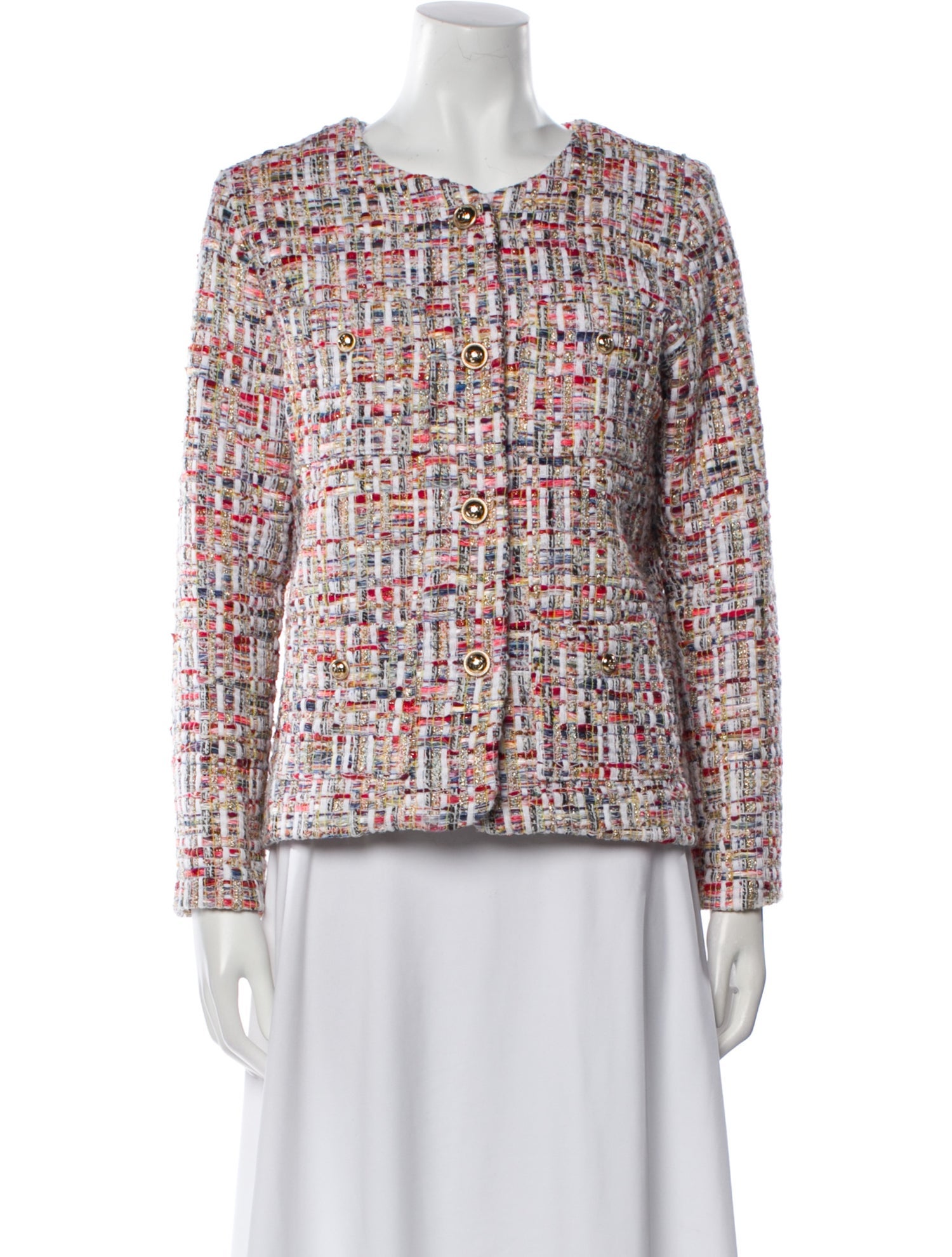 Eleanor Leftwich Tweed Pattern Evening Jacket