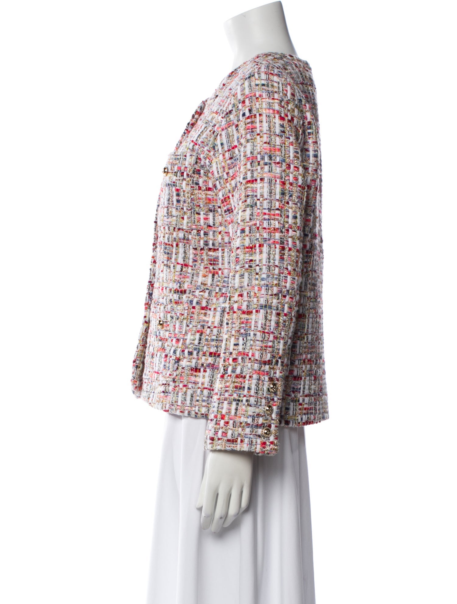 Eleanor Leftwich Tweed Pattern Evening Jacket