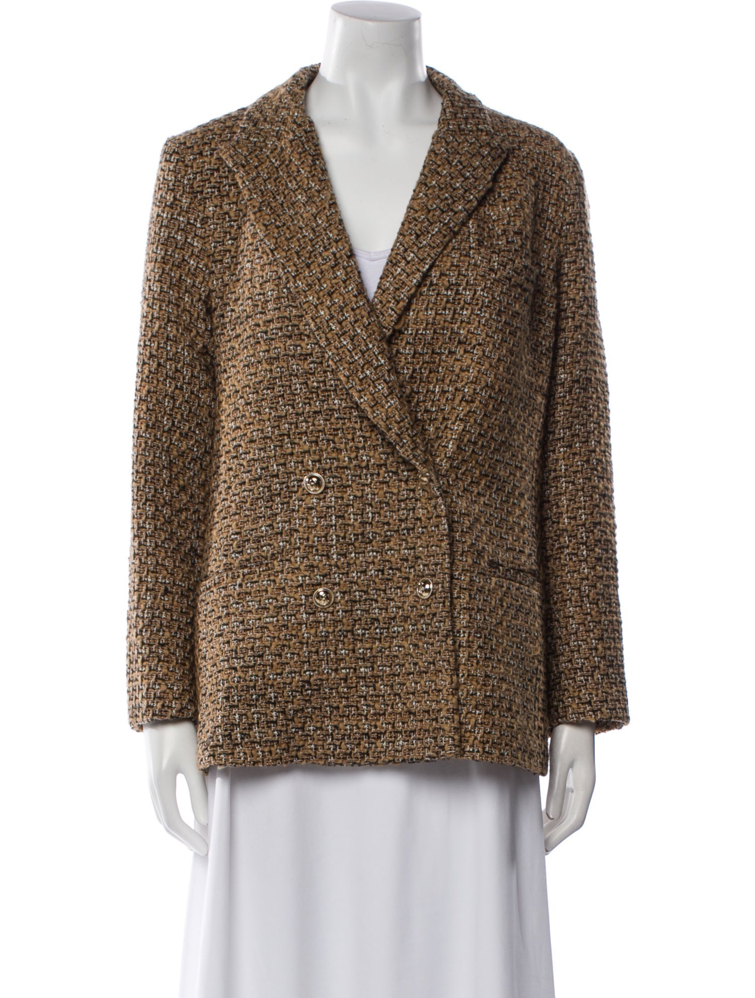Eleanor Leftwich Virgin Wool Printed Blazer