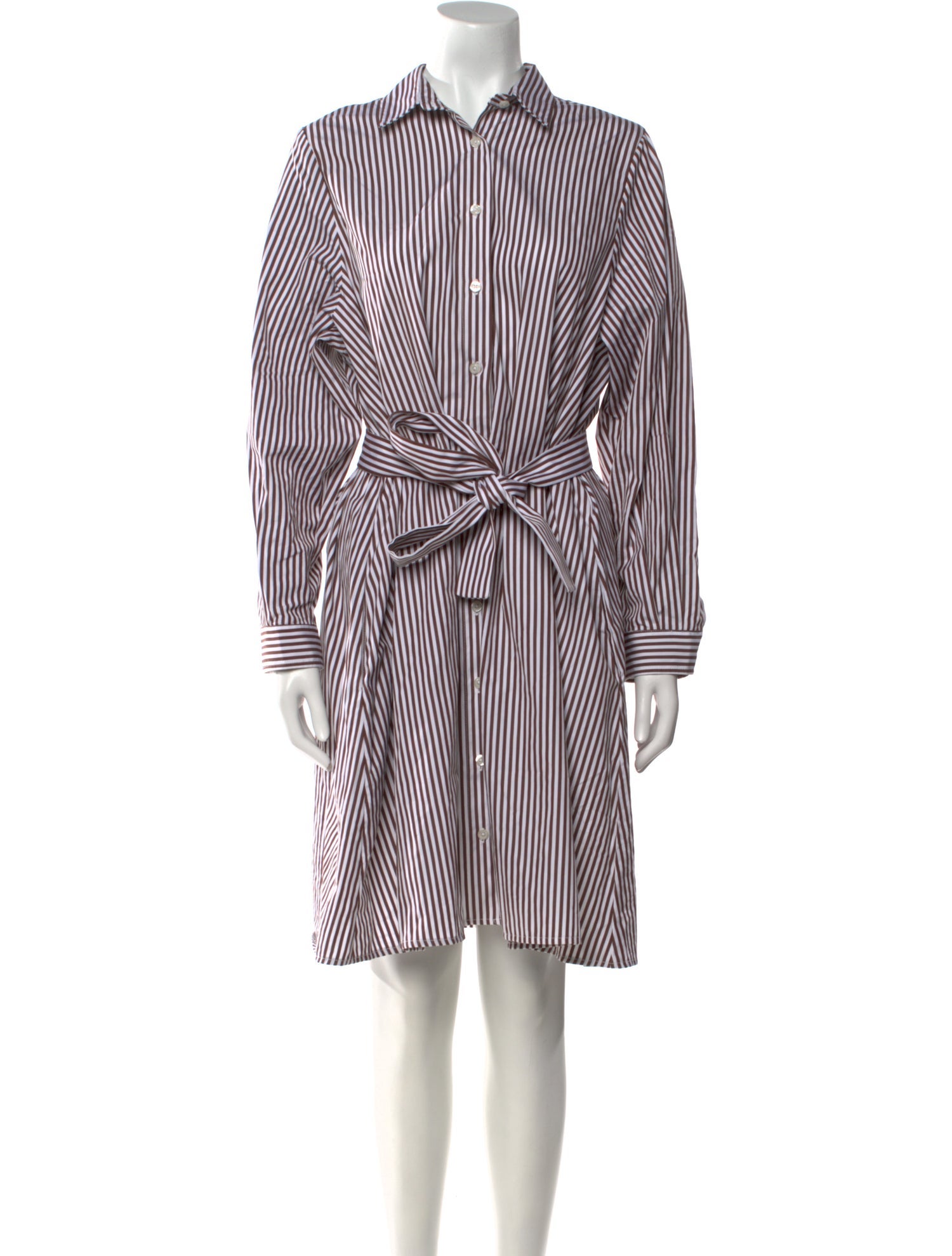 Eleanor Leftwich Striped Mini Dress