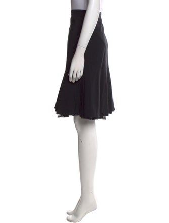 Elie Tahari Lace Trim Embellishment Knee-Length Skirt