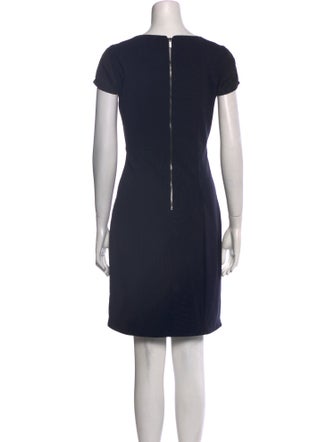 Elie Tahari Bateau Neckline Knee-Length Dress