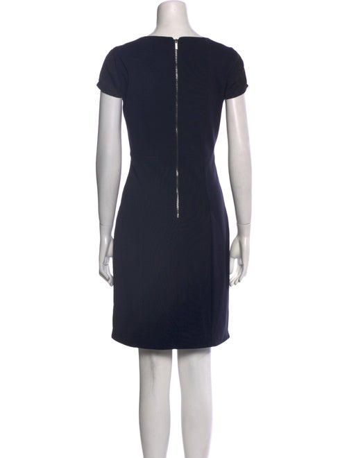 Elie Tahari Bateau Neckline Knee-Length Dress