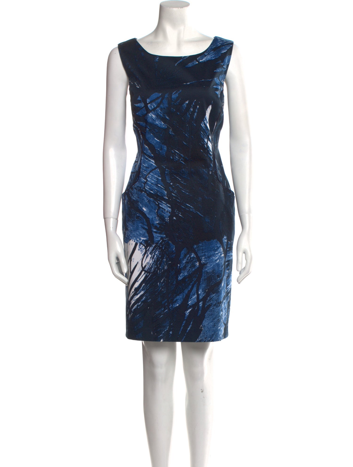 Elie Tahari Printed Knee-Length Dress