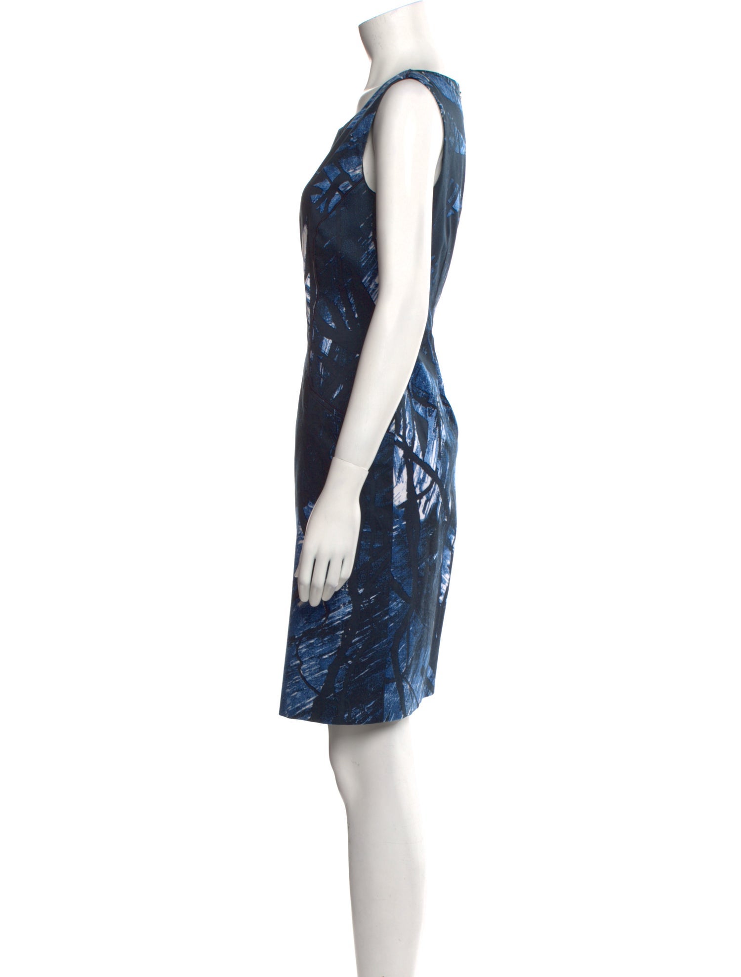 Elie Tahari Printed Knee-Length Dress