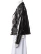 Elie Tahari Lamb Leather Biker Jacket