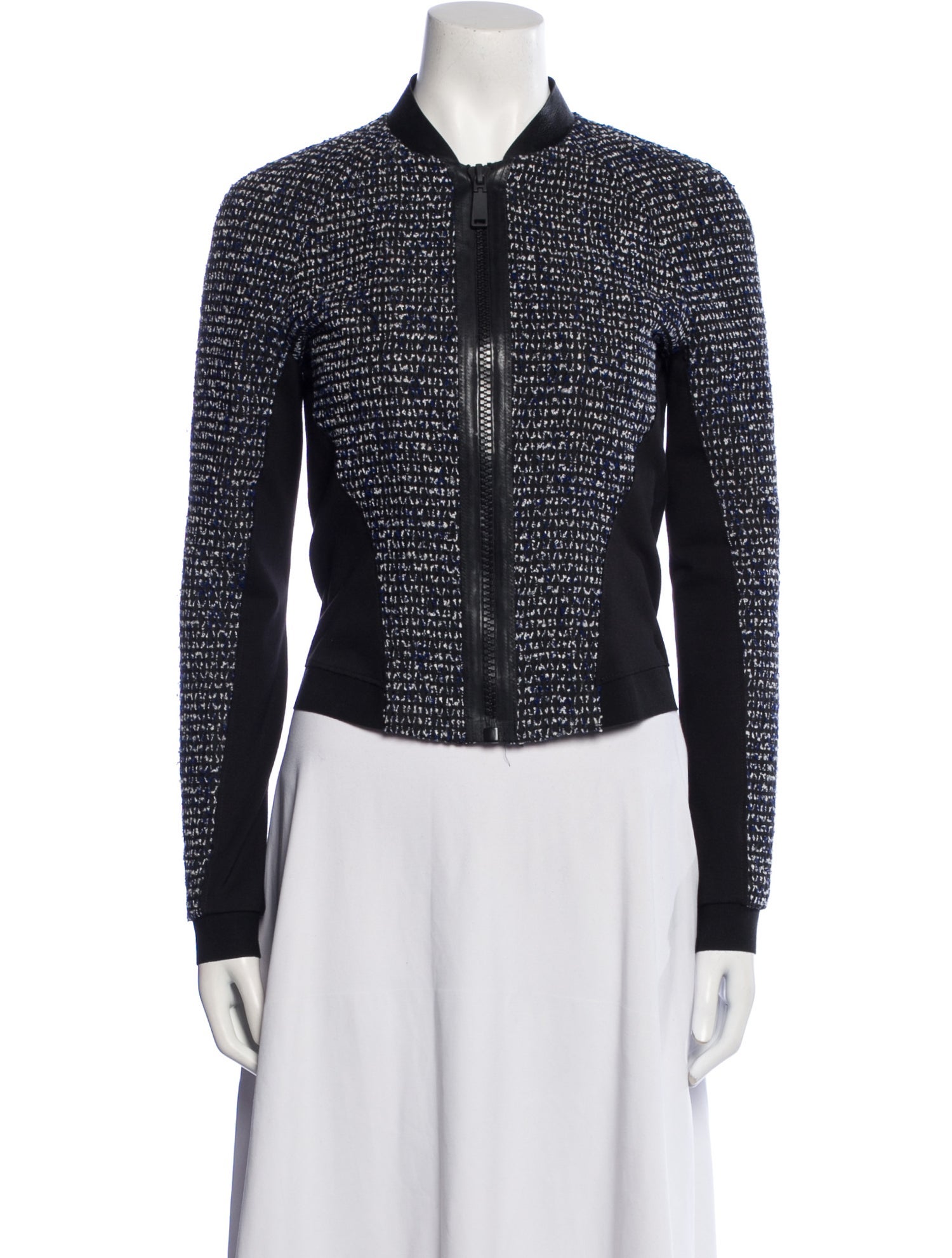 Elie Tahari Tweed Pattern Jacket