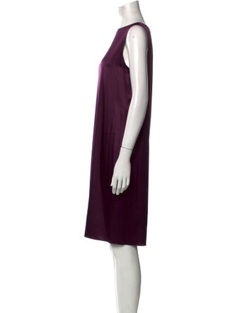 Elie Tahari Bateau Neckline Knee-Length Dress