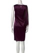 Elie Tahari Bateau Neckline Knee-Length Dress