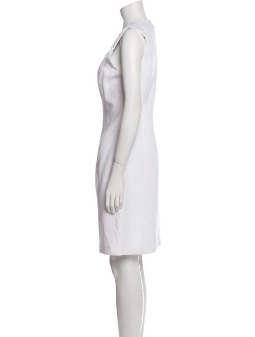Elie Tahari V-Neck Knee-Length Dress