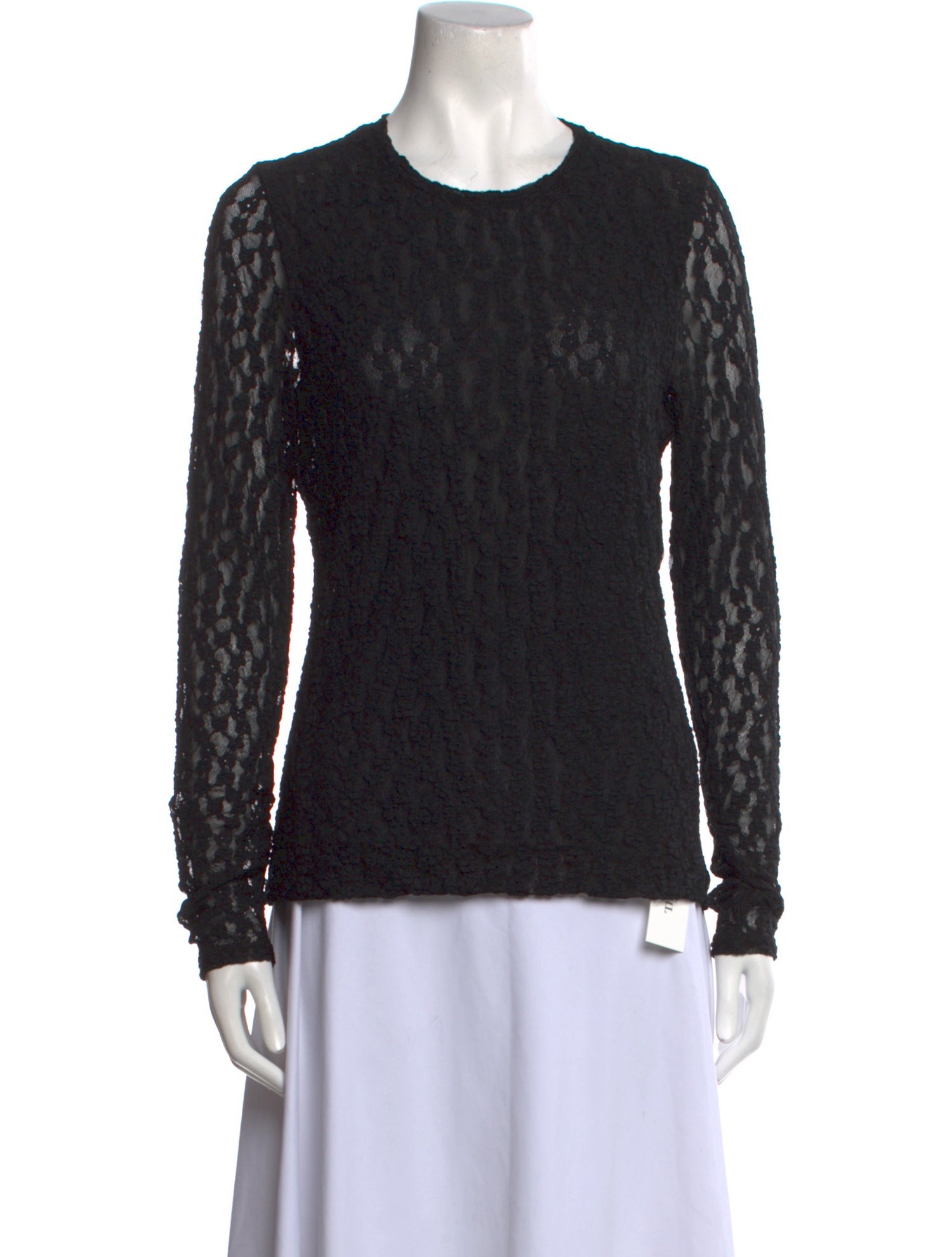 Elie Tahari Crew Neck Long Sleeve Top w/ Tags