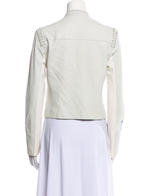 Elie Tahari Leather Evening Jacket