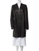 Elie Tahari Leather Coat