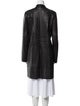 Elie Tahari Leather Coat