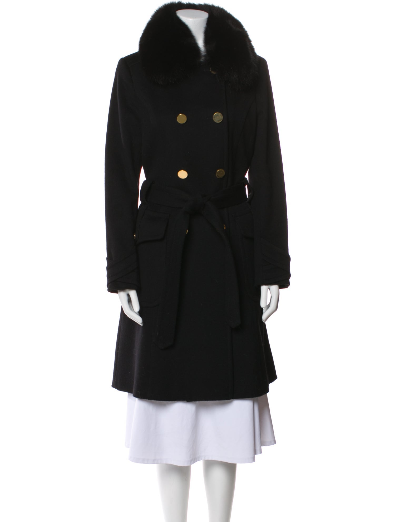 Elie Tahari Wool Peacoat