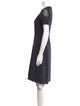 Elie Tahari Crew Neck Knee-Length Dress