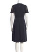 Elie Tahari Crew Neck Knee-Length Dress