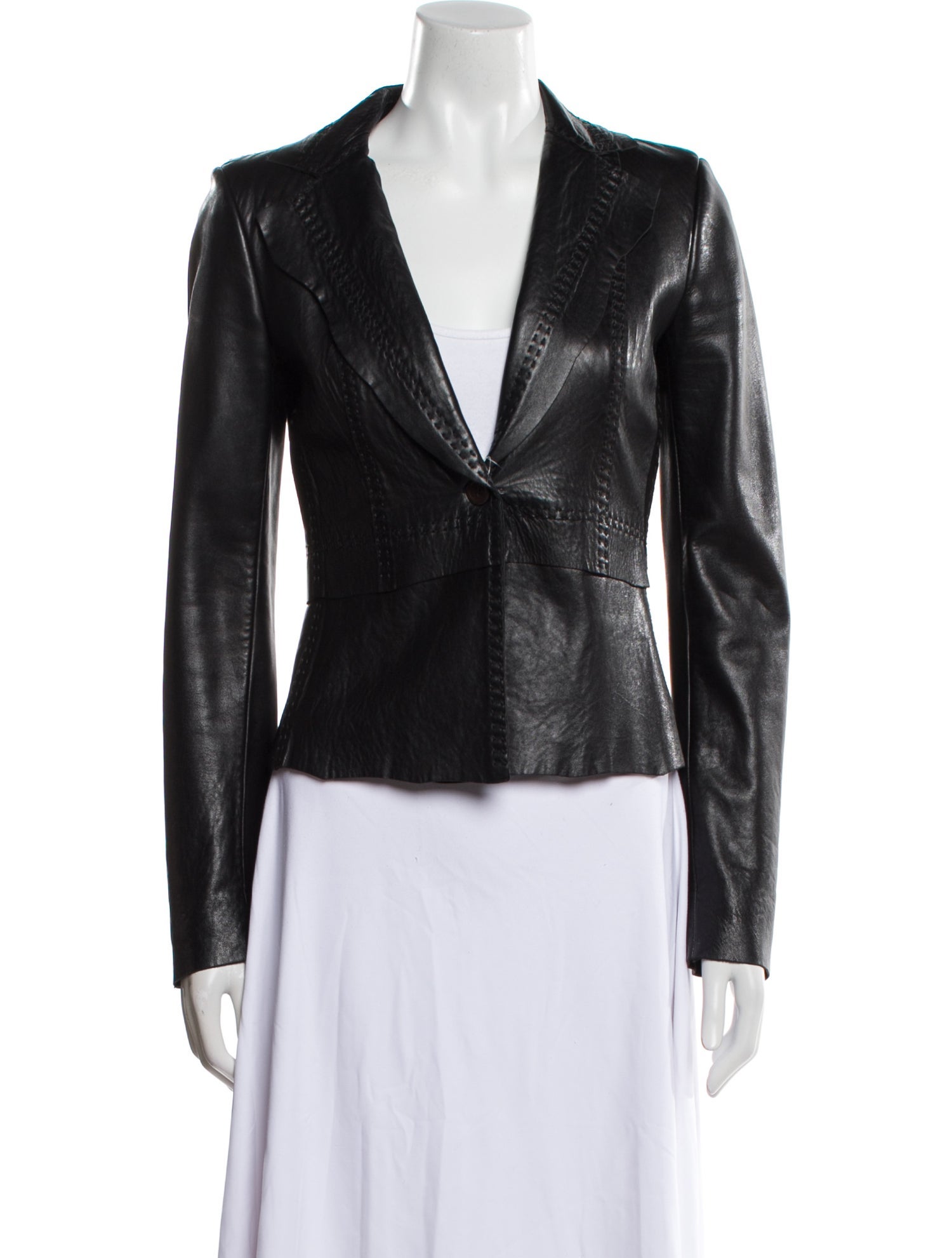 Elie Tahari Biker Jacket
