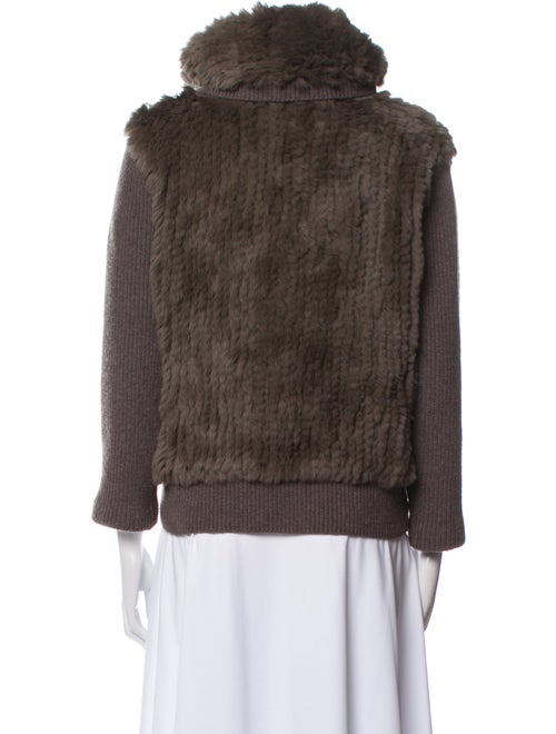 Elie Tahari Angora Fur Jacket