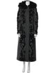 Elie Tahari Wool Faux Fur Coat