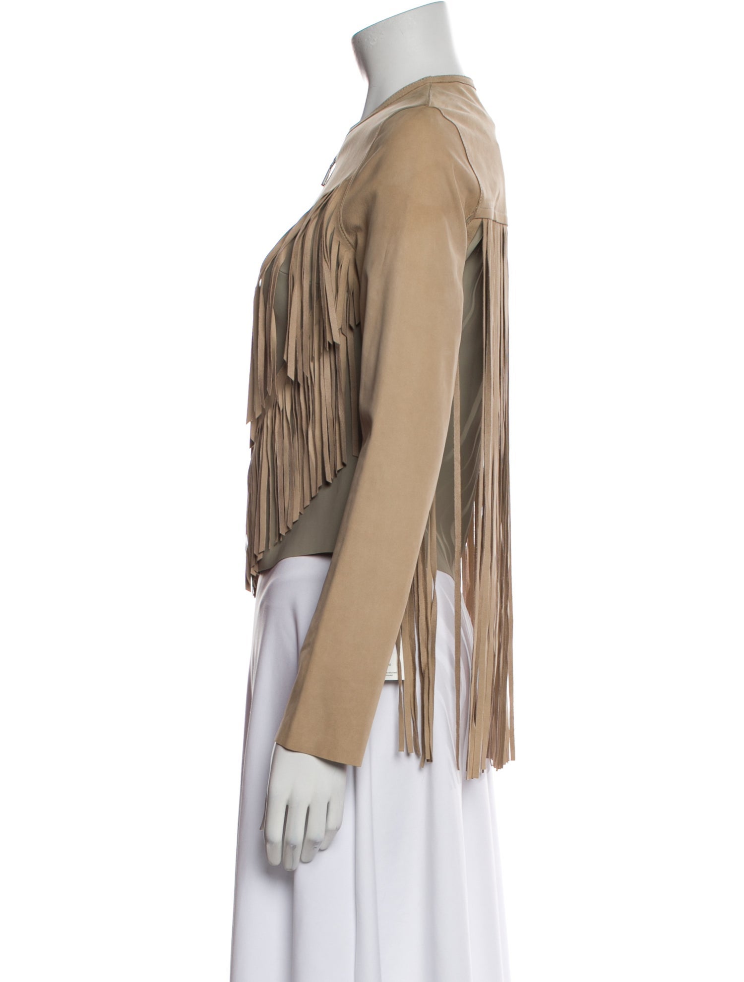 Elie Tahari Goat Leather Jacket